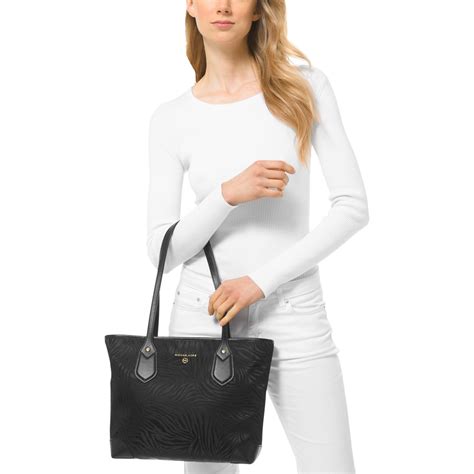 michael kors eva small top zip tote